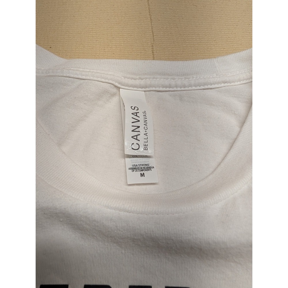Minnie‎ Mouse Women's Size Medium 2 T Shirts White & Lavender Cotton Blend - Picture 4 of 4